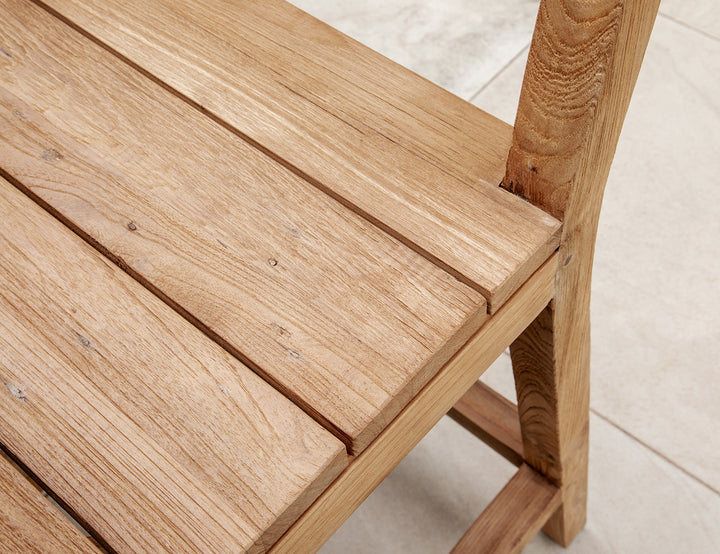 Teak Outdoor Counter Height Chair, ,