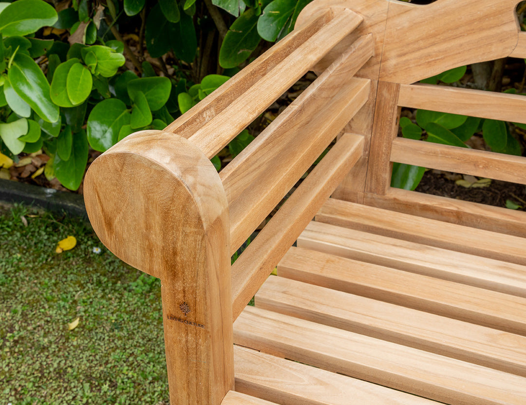 Lutyens Garden Bench, Size: 120cm,