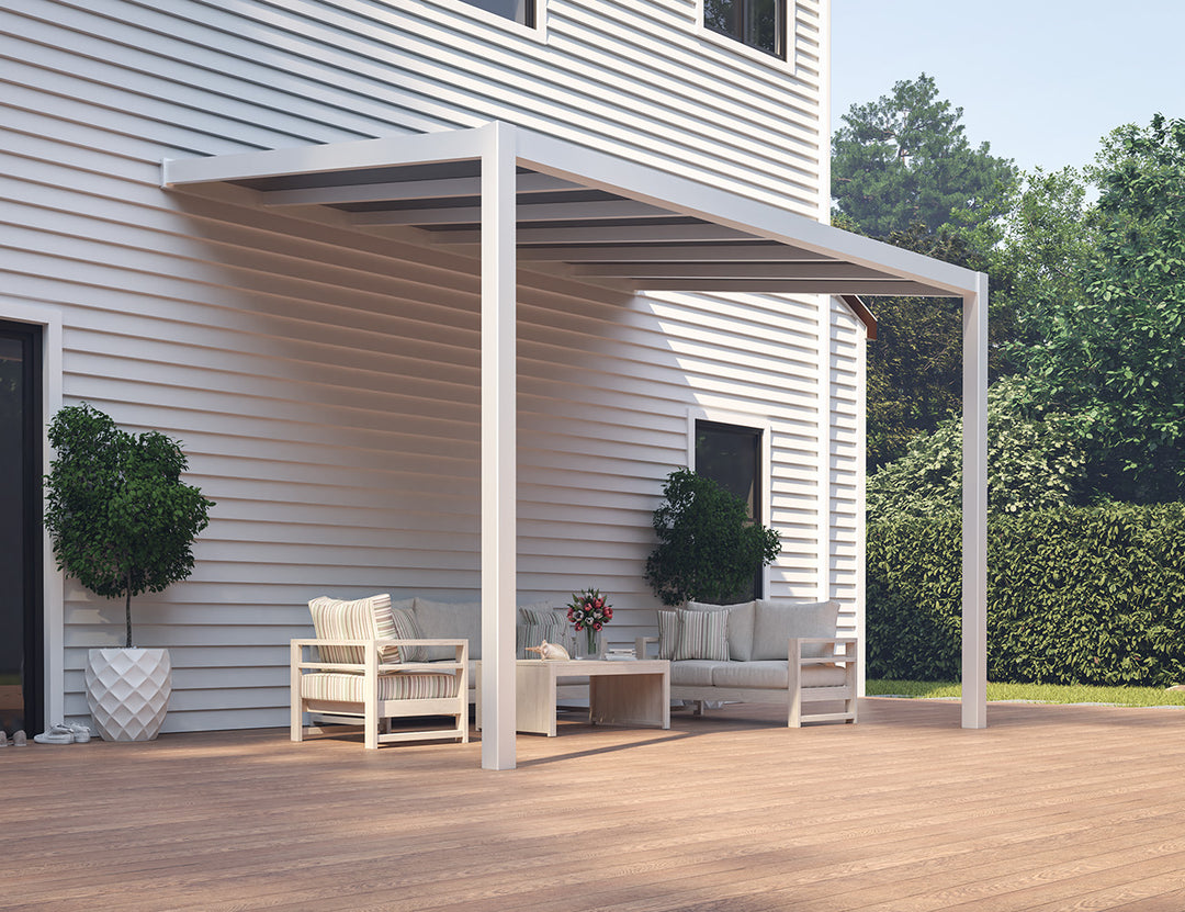 Coastal Patio Cover Collection, Size: 3 x 3m, Colour: White