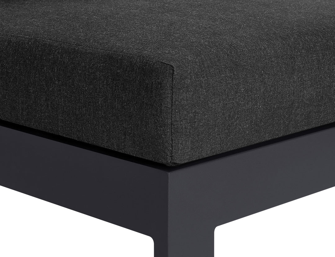 Sandpiper 2.0 Outdoor Sectional Corner Sofa, Colour: Charcoal Grey,