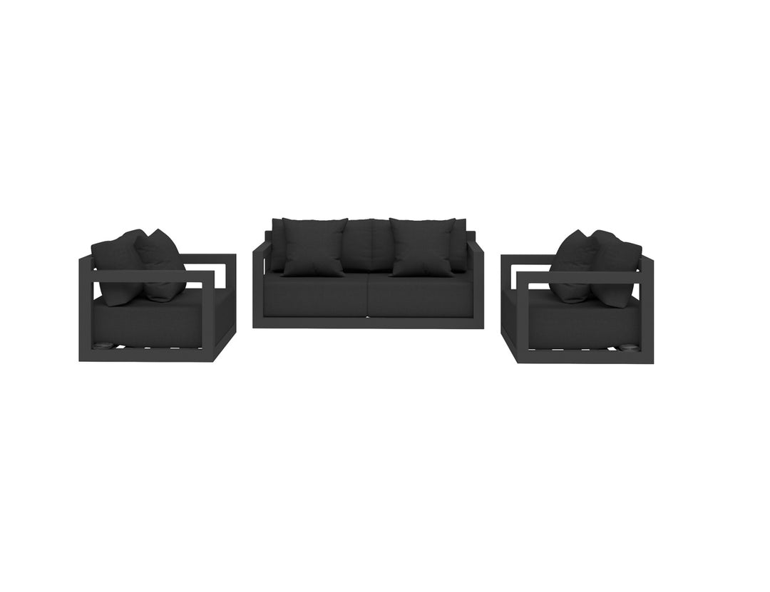 Ibis 2.0 Outdoor Sofa Sectional Loveseat Set - 4 Seat