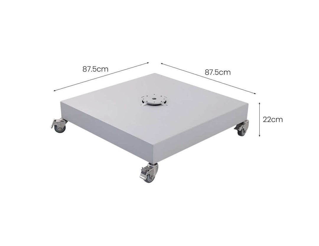 4m-lorna Granite Umbrella Base With Cover -215kg, ,