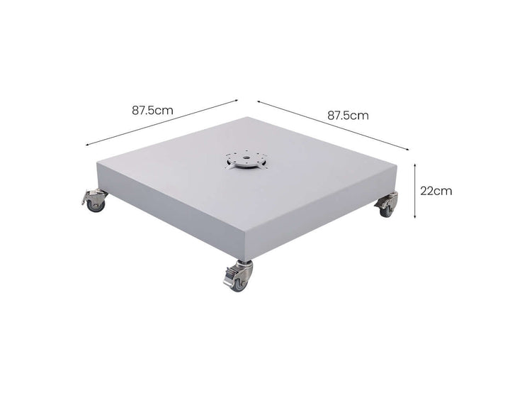 4m-lorna Granite Umbrella Base With Cover -215kg, ,