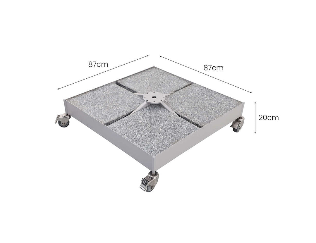 4m-lyra Granite Umbrella Base -209kg, ,