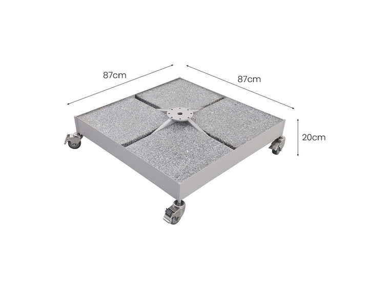 4m-lyra Granite Umbrella Base -209kg, ,