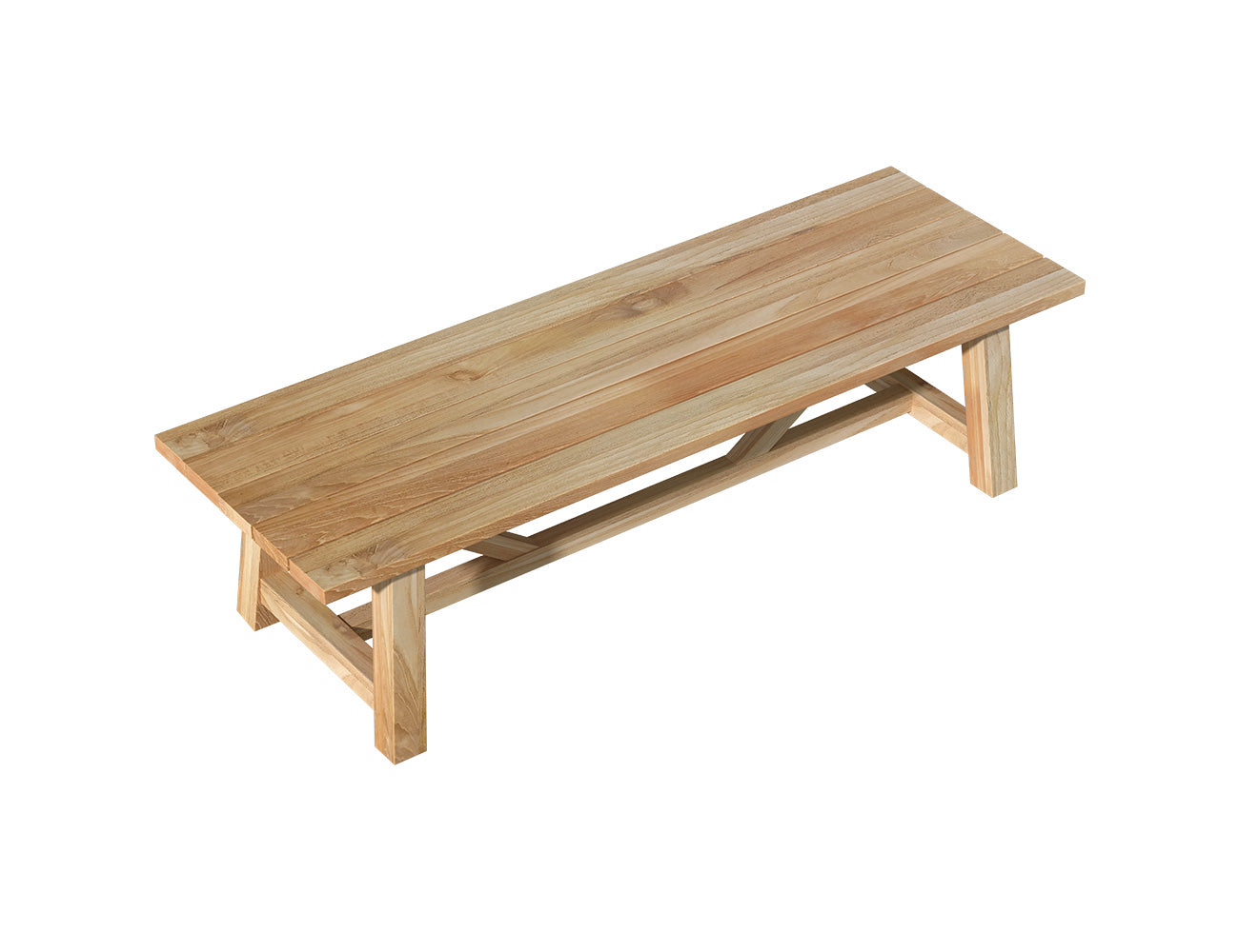 Titan Outdoor Teak Dining Table 300cm, ,