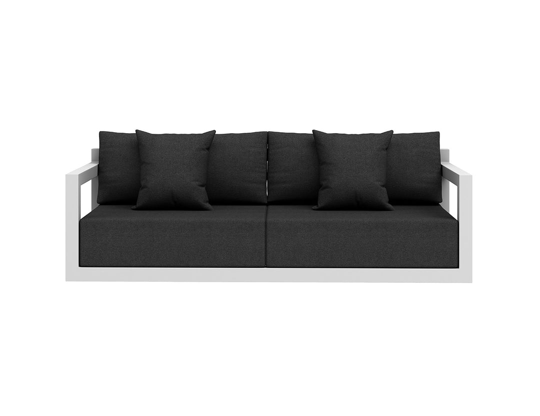 Ibis 2.0 Outdoor 3 Seater Sofa, Colour: Grey Frame / Grey Fabric,