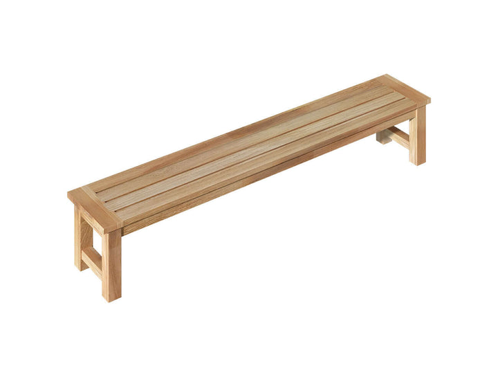 Harmony Outdoor Teak Bench 230x 40x 45cm, ,