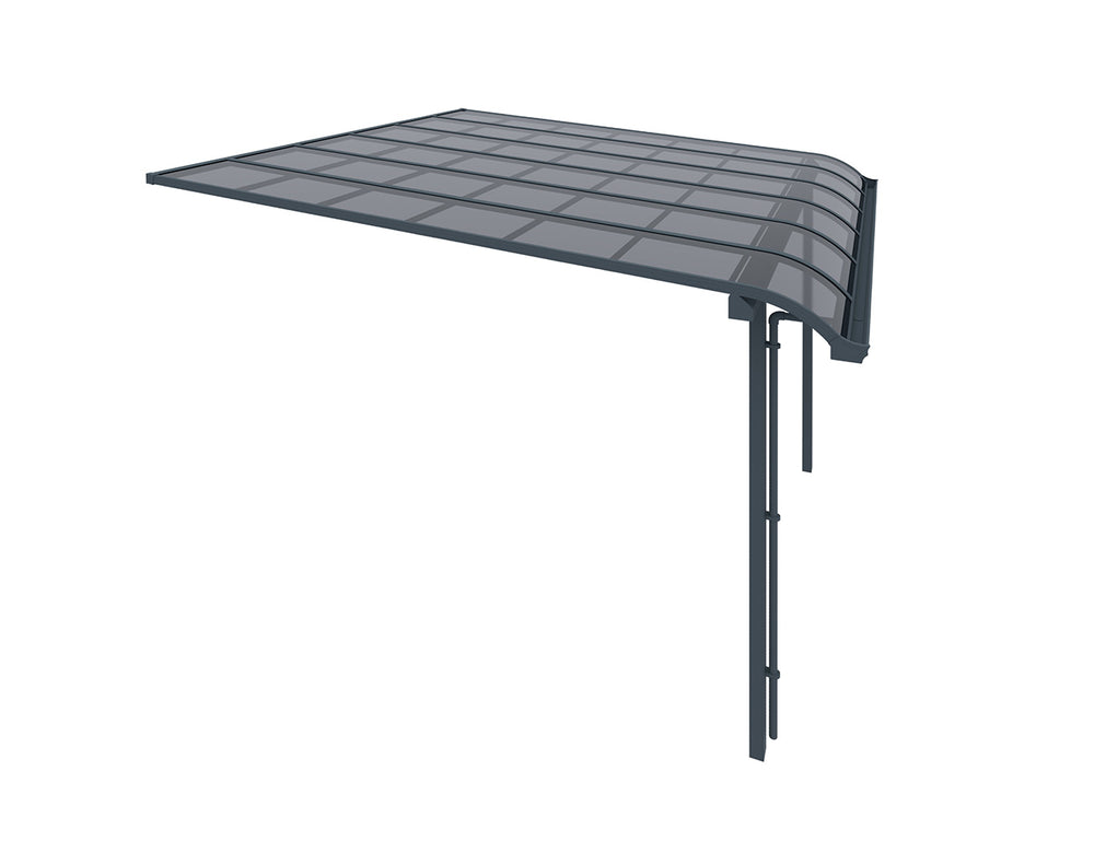 Country Premier Patio Cover, Size: 4 x 4m, Colour: Grey / Light Grey
