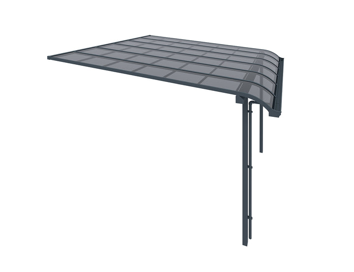 Country Premier Patio Cover, Size: 4 x 4m, Colour: Grey / Light Grey
