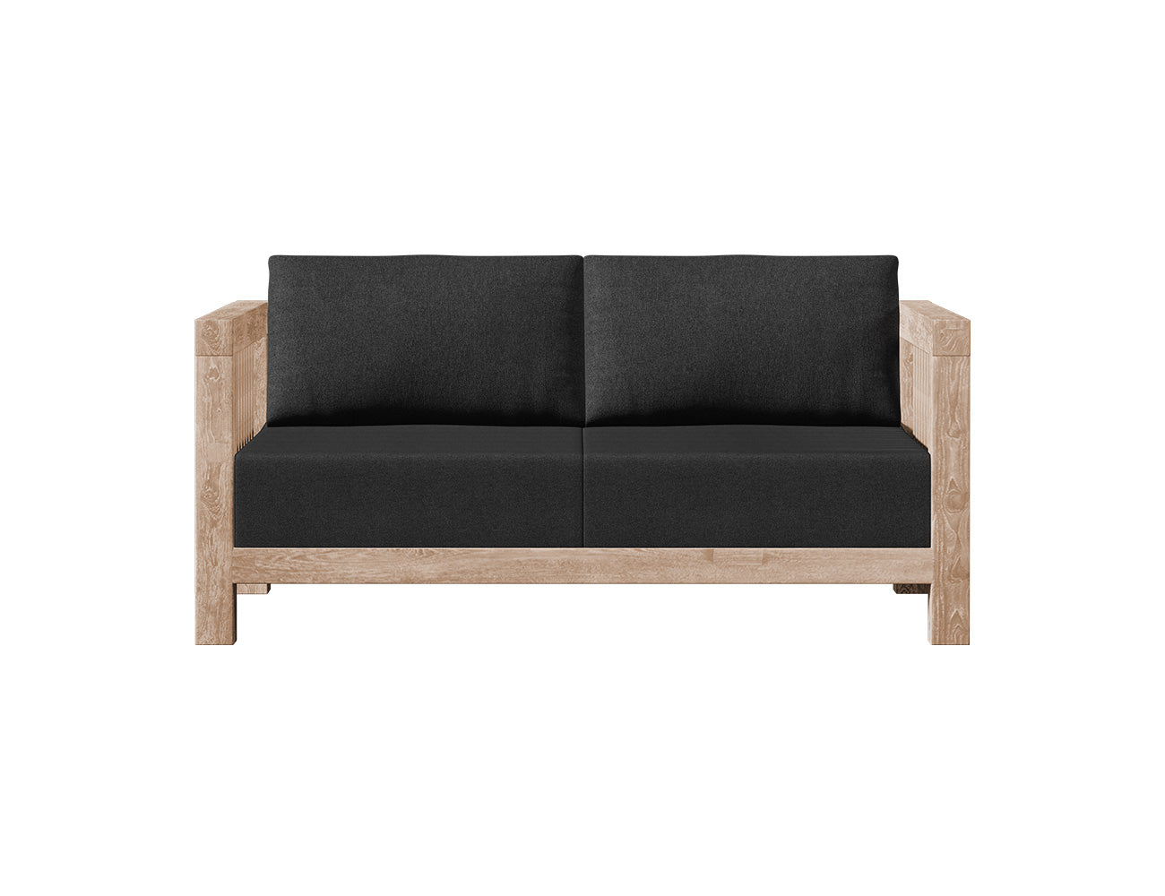 Cardrona Teak 2 Seater Sofa, ,