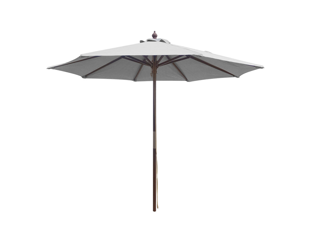 Amazon 2.3m Round Market Umbrella, Colour: Light Grey,