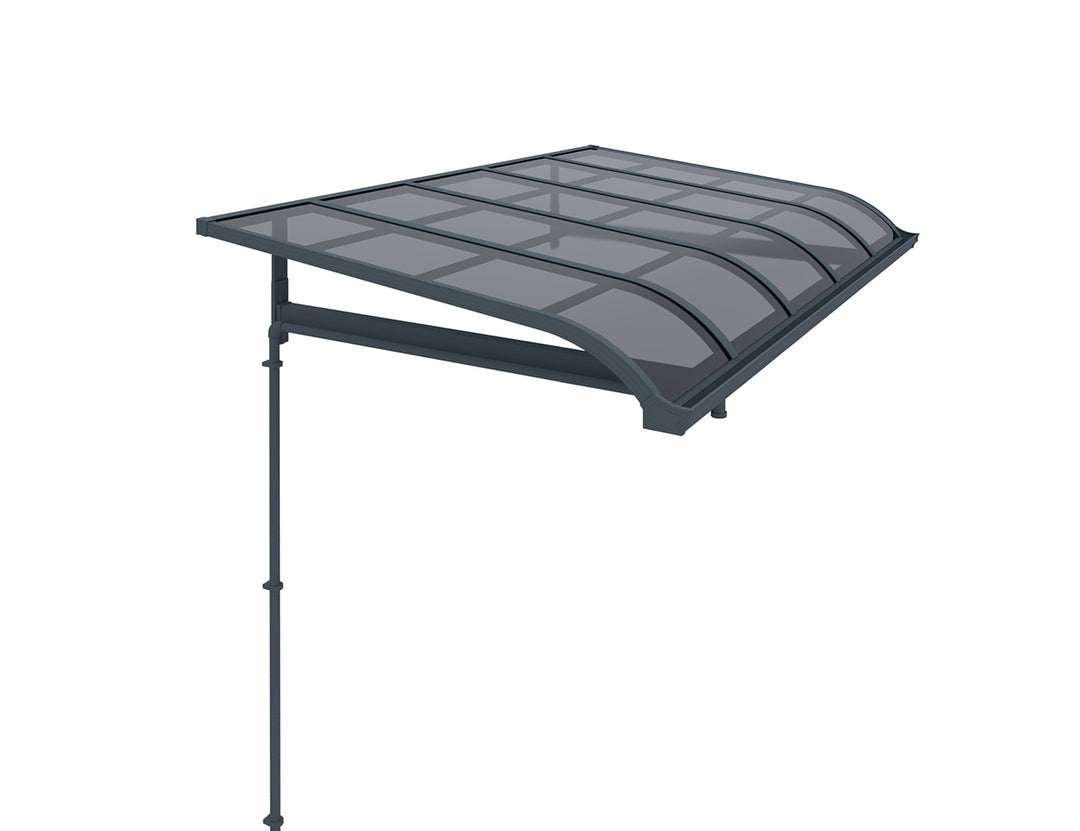 Country Window / Door Awning Canopy Collection, Size: 3 x 2m, Colour: Grey