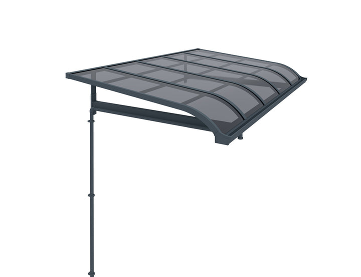 Country Window / Door Awning Canopy Collection, Size: 3 x 2m, Colour: Grey
