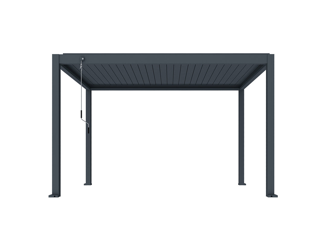 Atlantic Manual Freestanding Louvre Roof, Size: 4 x 3m, Colour: Black