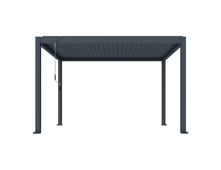 Atlantic Manual Freestanding Louvre Roof, Size: 4 x 3m, Colour: Black