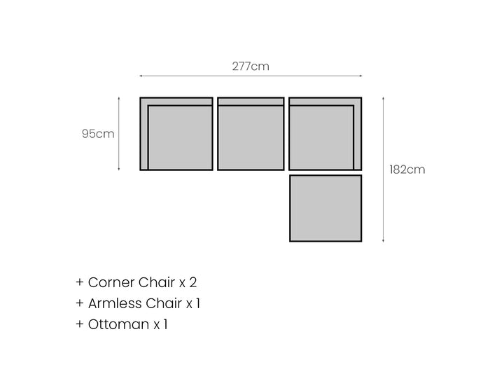 Newport Teak Outdoor Ottoman, ,
