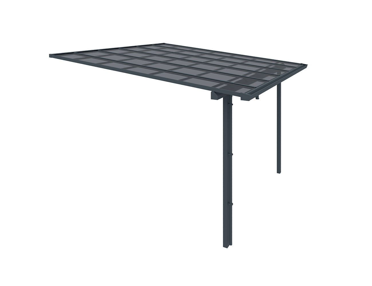 Urban Premier Patio Cover, Size: 4 x 4m, Colour: Grey / Light Grey