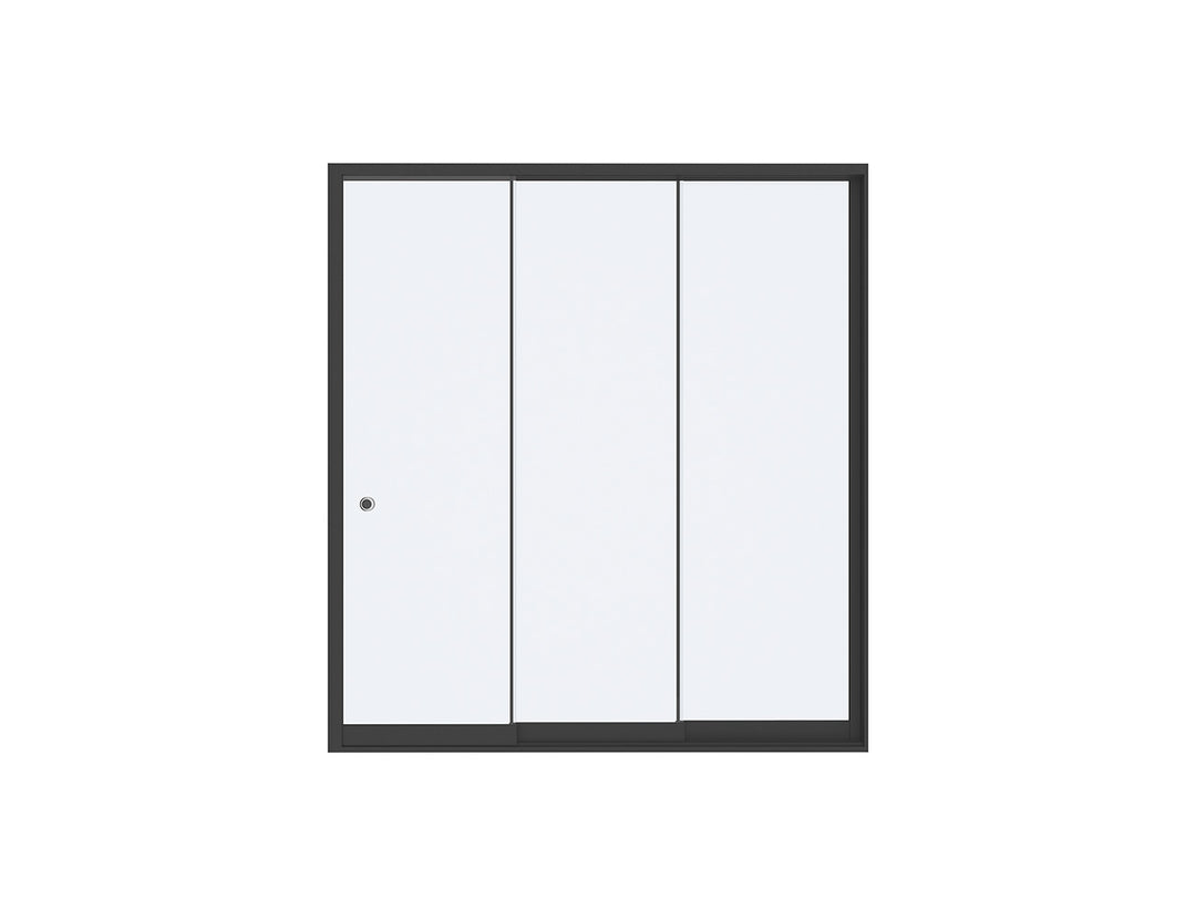 Baltic Wall Mounted Pergola Frameless Glass Sliding Door