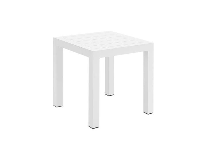 Heron Aluminium Outdoor Side Table, Colour: White,