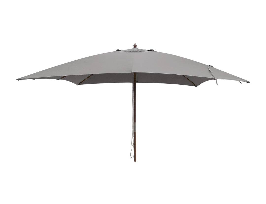 Nile 3.5m Sunbrella Square Market Umbrella, Colour: Taupe,