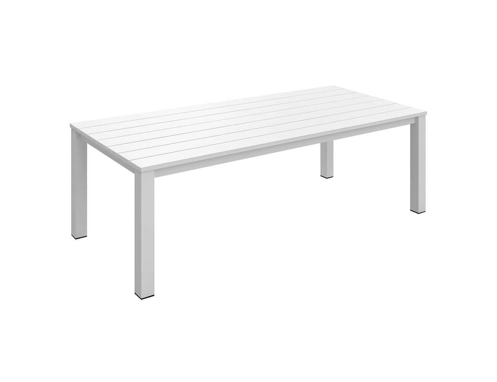 Ficus Outdoor Dining Table, Colour: White,