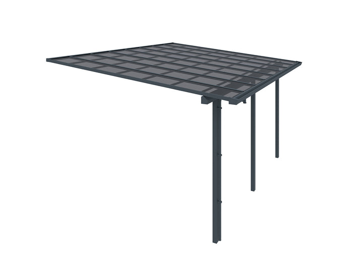 Urban Premier Patio Cover, Size: 4 x 4m, Colour: Grey / Light Grey