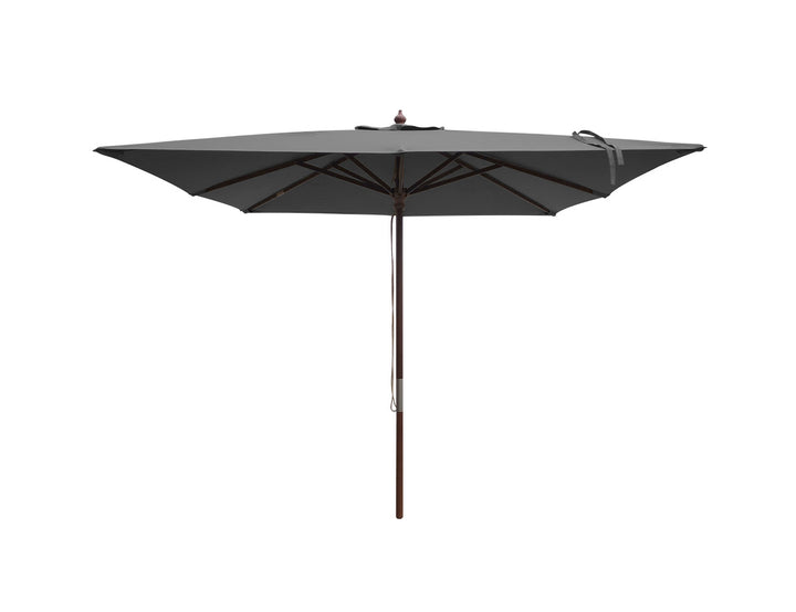 Amazon 2.5m Square Market Umbrella, Colour: Dark Grey,