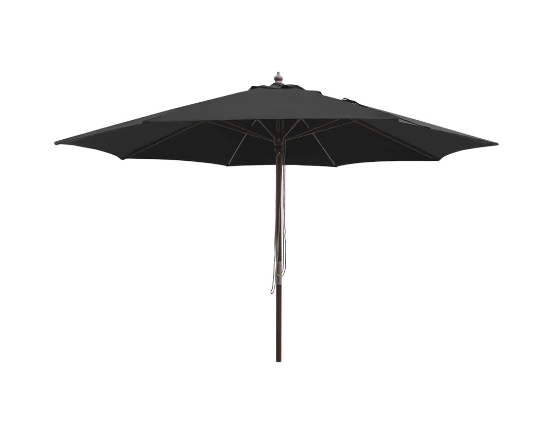Nile 3.5m Sunbrella Round Market Umbrella, Colour: Black,
