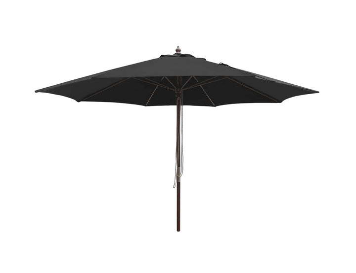 Nile 3.5m Sunbrella Round Market Umbrella, Colour: Black,