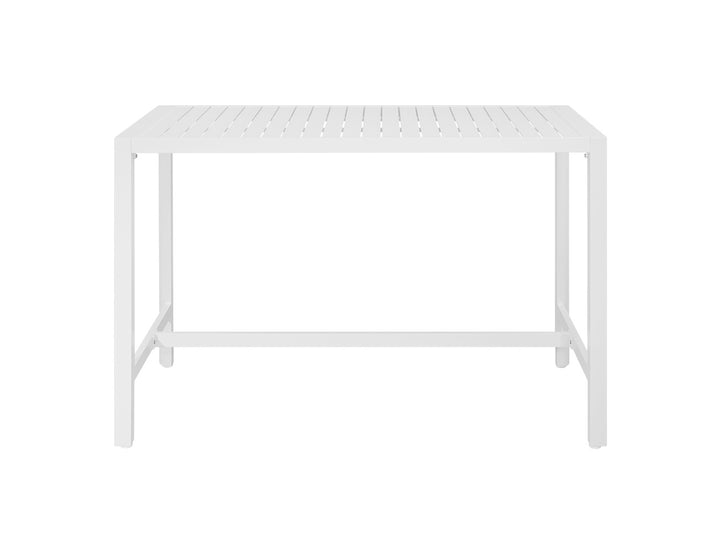 Stratus Outdoor Aluminium Bar Leaner Table, Size: 120cm, Colour: White