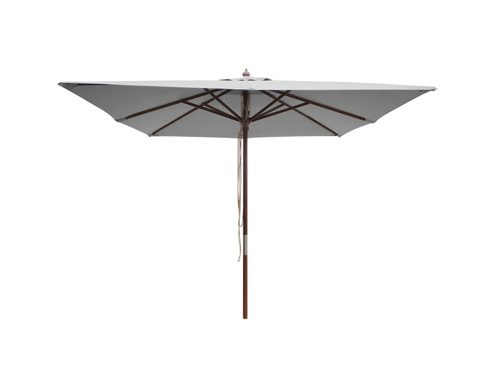 Amazon 2.5m Square Market Umbrella, Colour: Light Grey,