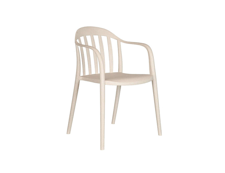 Alice Outdoor Dining Chair, Colour: Beige,