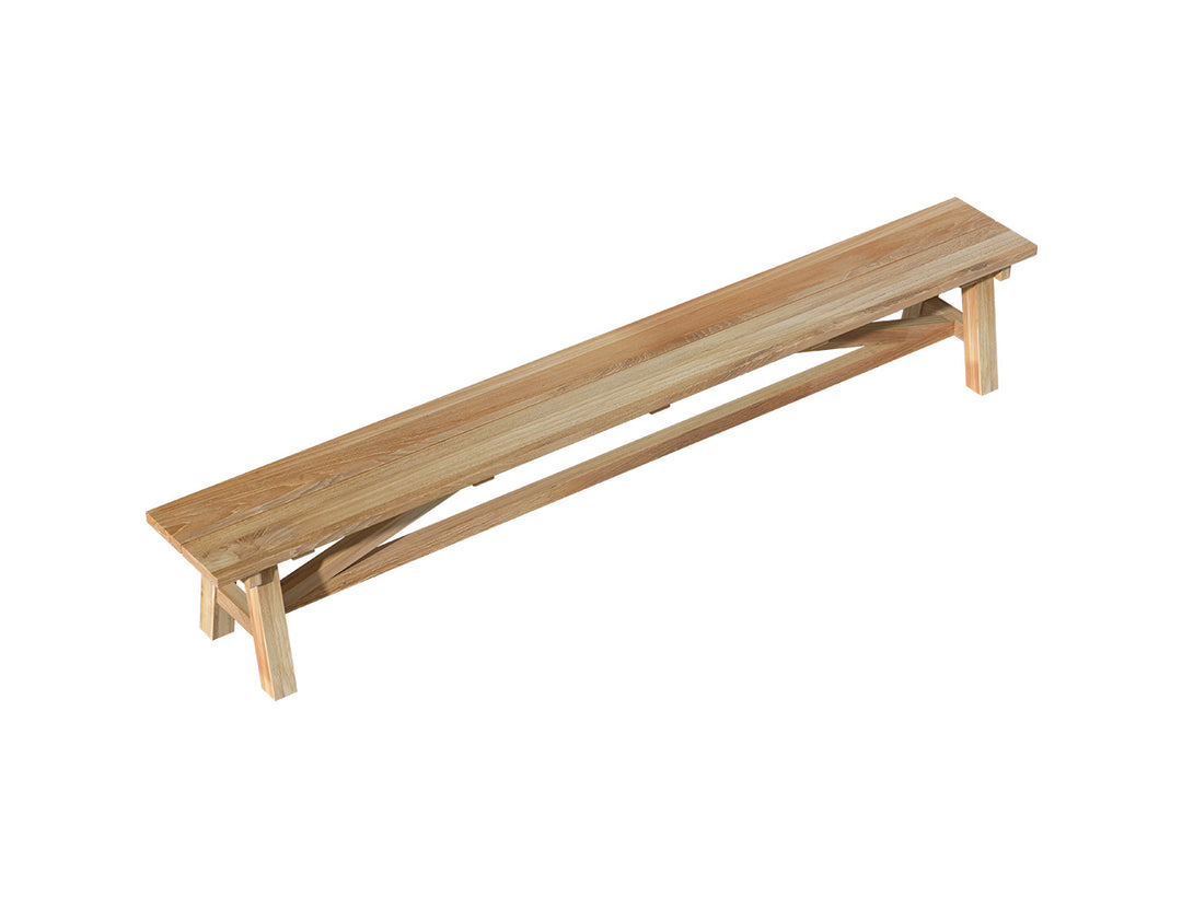 Titan Outdoor Teak Dining Bench Seat 290cm, ,