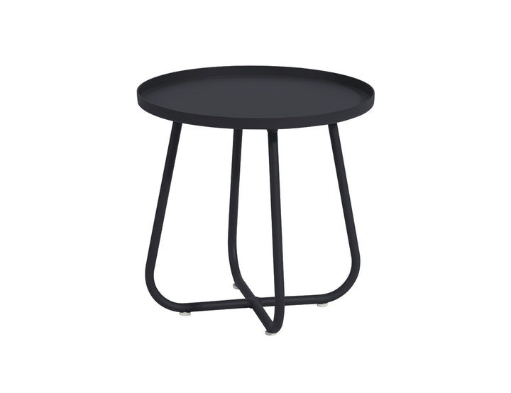 Petrel Aluminium Outdoor Side Table, Colour: Grey,