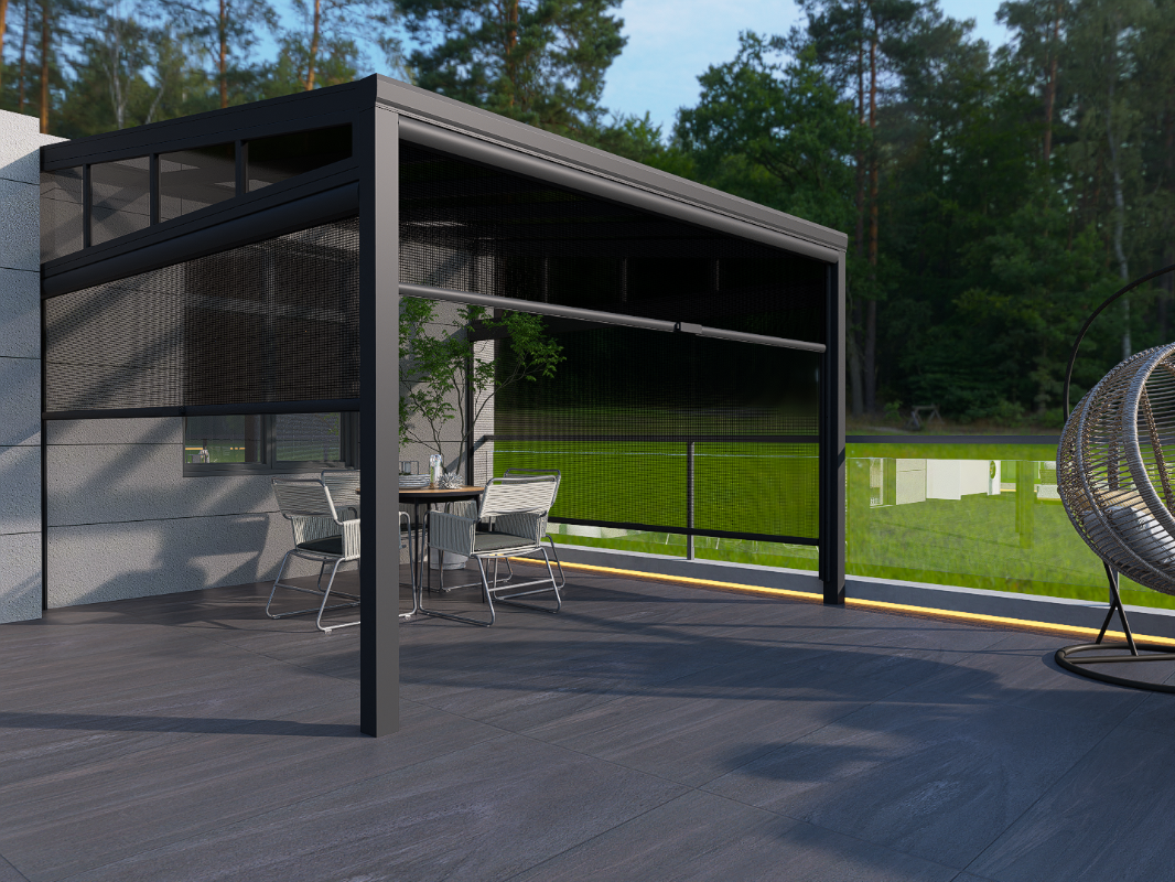 Coastal Patio Cover Collection, Size: 3 x 3m, Colour: White