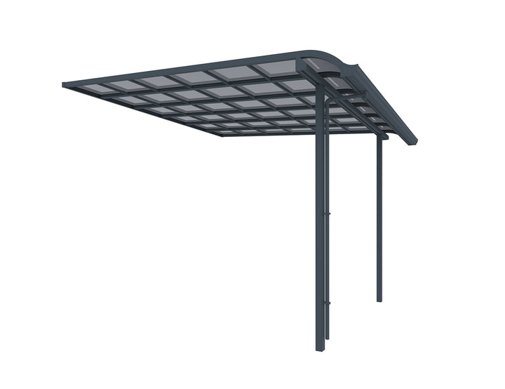Country Premier Patio Cover, Size: 4 x 4m, Colour: Grey / Light Grey