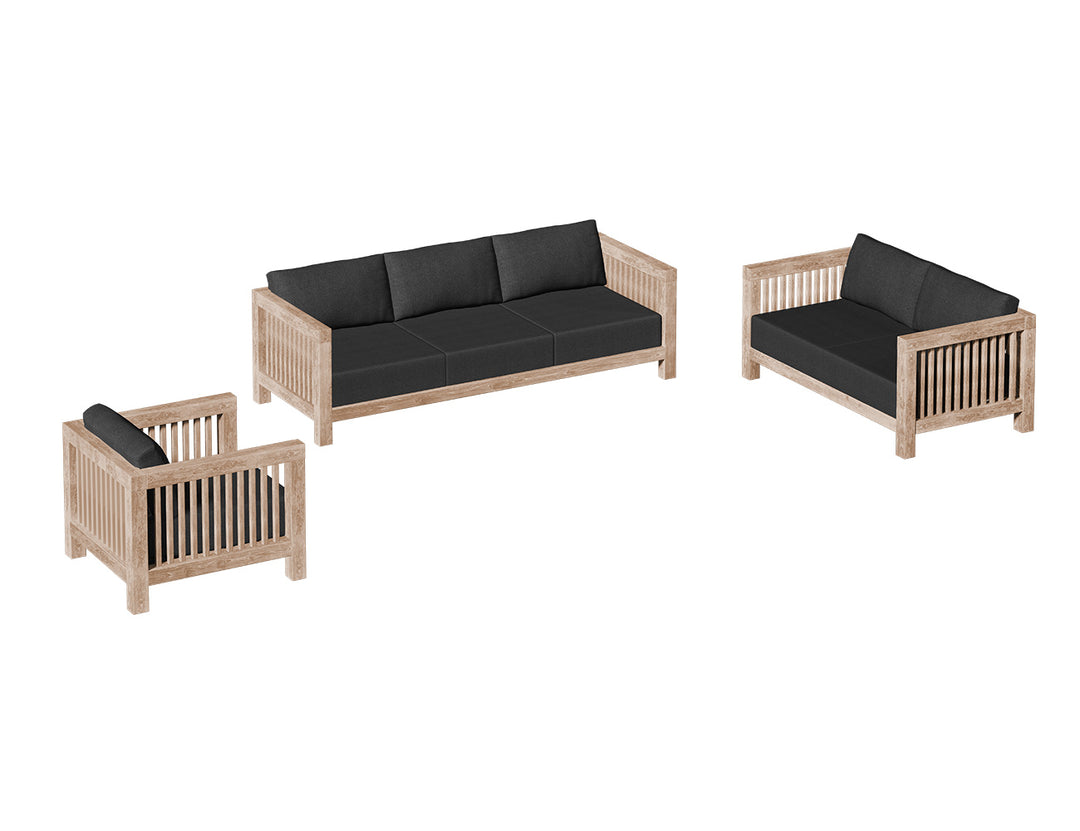 Cardrona Teak Club Chair, ,