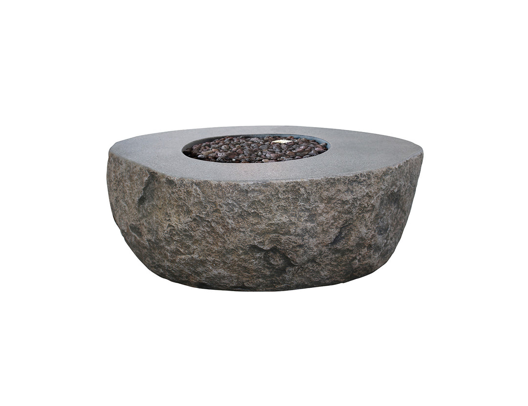 Boulder Outdoor Lpg Gas Fire Pit Table, ,