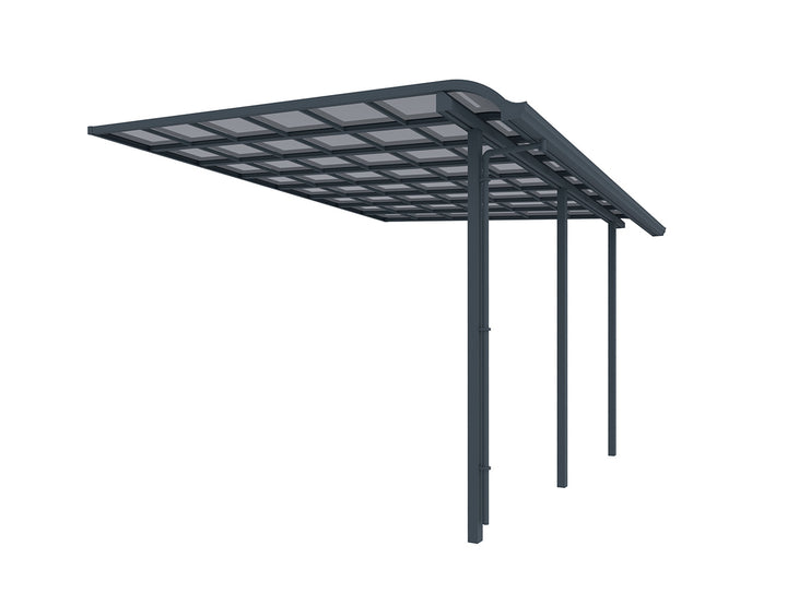 Country Premier Patio Cover, Size: 5 x 4m, Colour: Grey / Light Grey