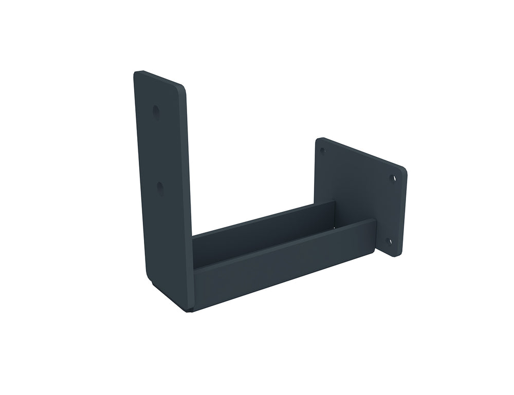 Fascia Wall Mounted Pergola Bracket, Colour: Black,