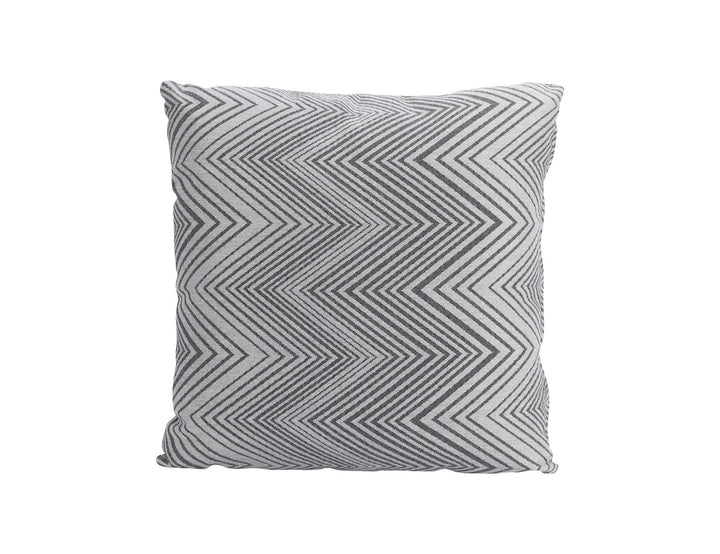 Whisper Outdoor Scatter Cushion 45 x 45cm Acrylic, Colour: Zigzag Grey,