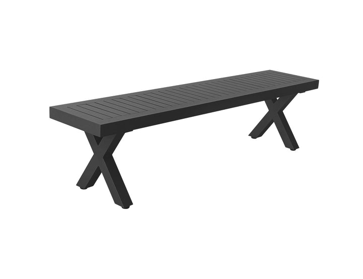 Varga Outdoor Bench Seat 180cm, Colour: Grey,