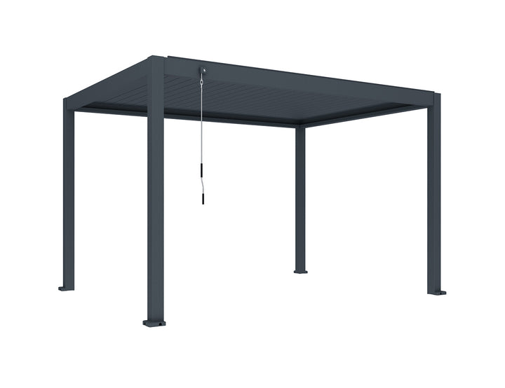 Atlantic Manual Freestanding Louvre Roof, Size: 4 x 3m, Colour: Charcoal