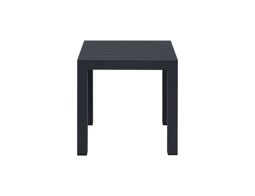 Heron Aluminium Outdoor Side Table, Colour: Grey,