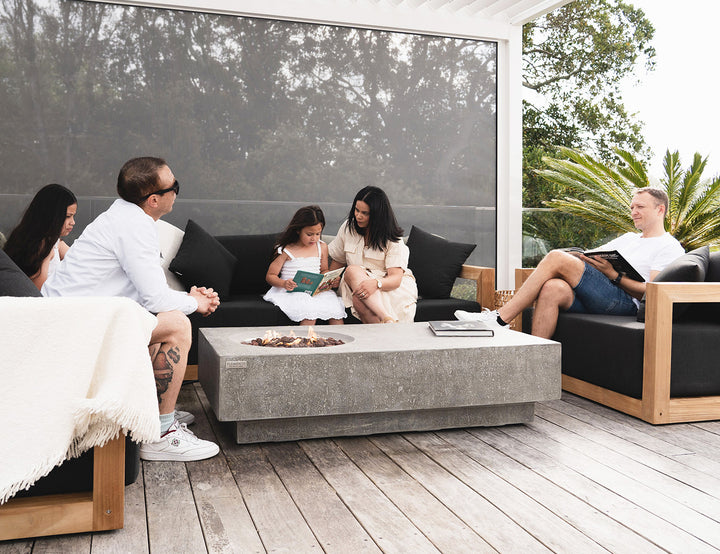 Whakaari Outdoor Gas Fire Pit, ,