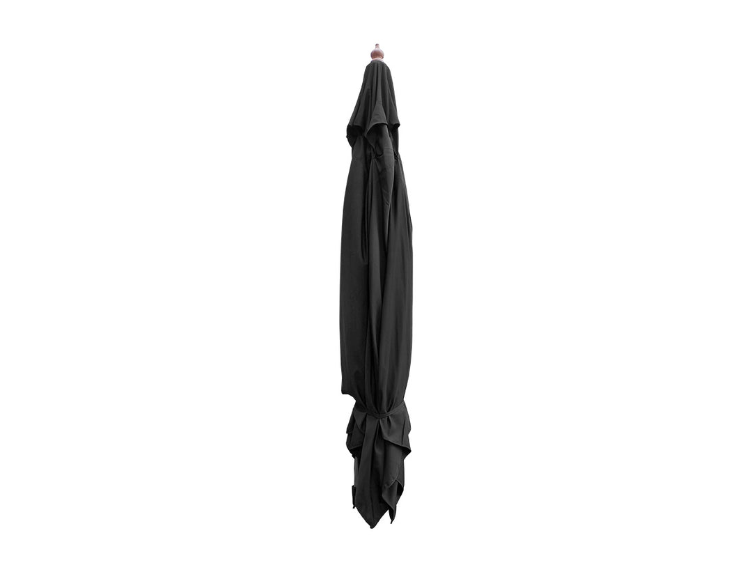 Nile 3.5m Sunbrella Square Market Umbrella, Colour: Black,