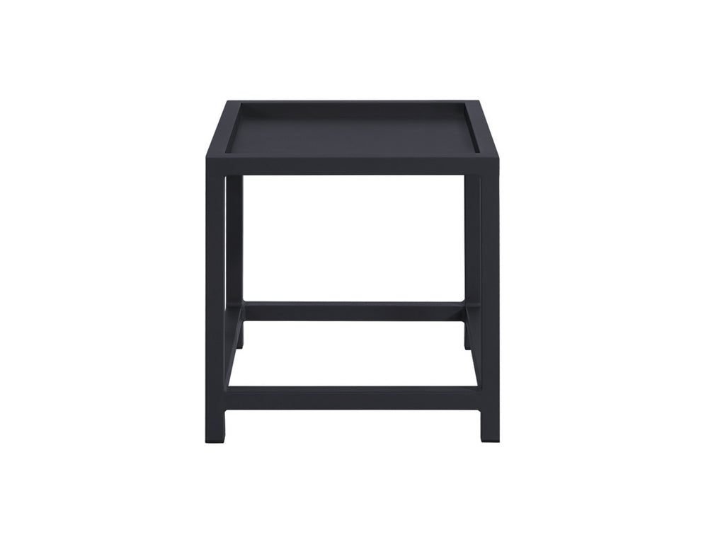 Florican Aluminium Outdoor Side Table, Colour: Grey,