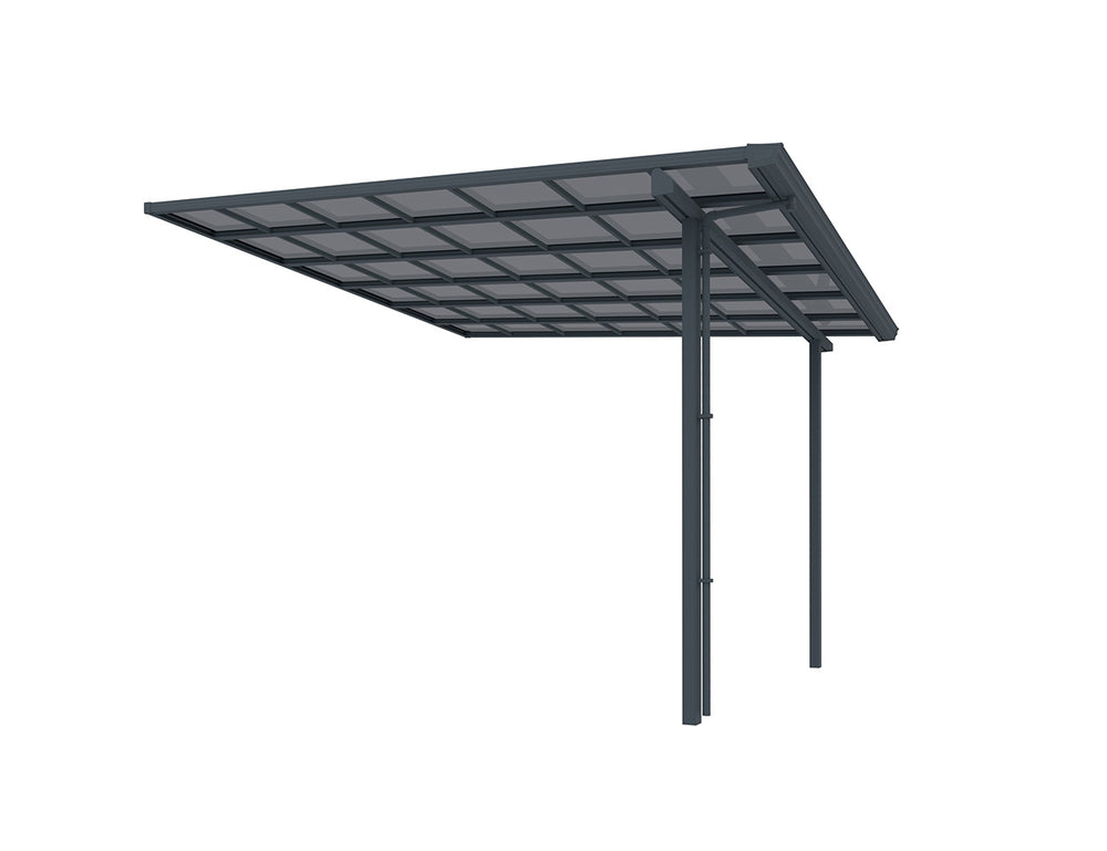 Urban Premier Patio Cover, Size: 4 x 4m, Colour: Grey / Light Grey