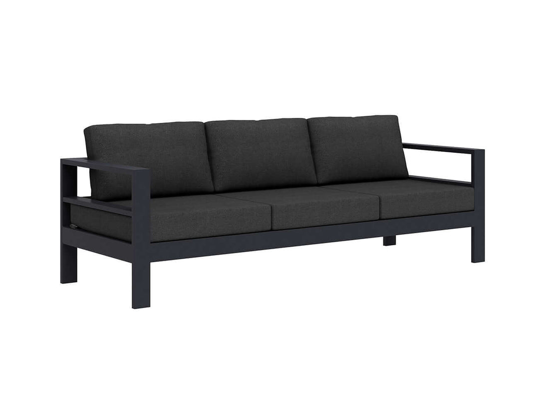 Sandpiper 2.0 Outdoor Three Seater, Colour: Charcoal Grey,